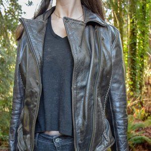 Leather Xelement Motorcycle Jacket | Women's Small